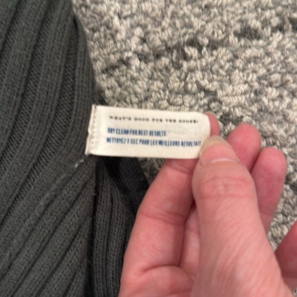 Mid-weight cardigan with gold buttons - Washed Olive - Liefsdottir - medium - Picture 5 of 5